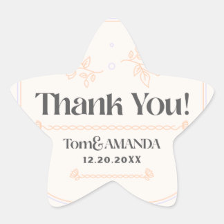 Einladungsaufkleber Stern-Aufkleber