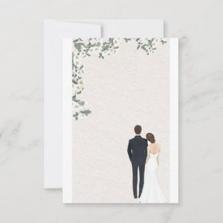 Einladungsbrief für die Hochzeit Save The Date