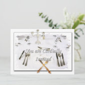 EINLADUNGSDINNERKARTEN EINLADUNG (Stehend Vorderseite)