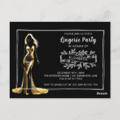 EINLADUNGSFOTO Hochzeit speichern Datum Postkarte (Rückseite)