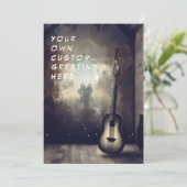 Einladungsgitarre Einladung (Stehend Vorderseite)