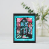 Einladungshaus Einladungspostkarte (Stehend Vorderseite)