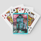 Einladungshaus Spielkarten (Rückseite)