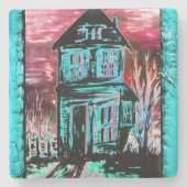 Einladungshaus Steinuntersetzer (Vorderseite)