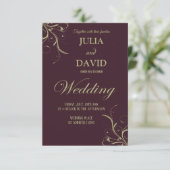 Einladungskarte (Stehend Vorderseite)