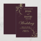 Einladungskarte (Vorne/Hinten)