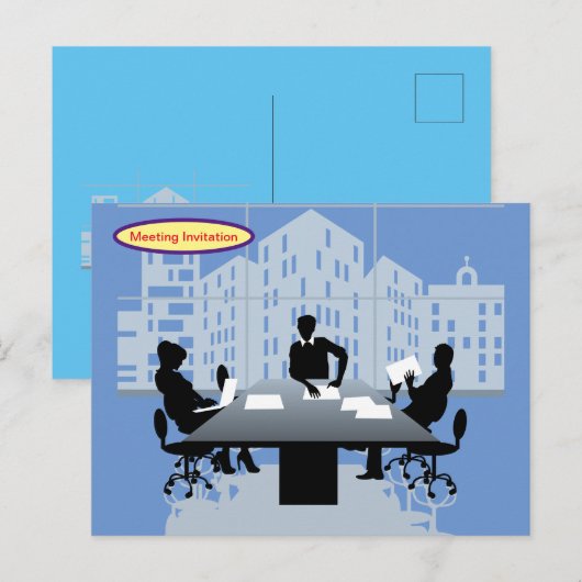 Einladungskarte (Vorne/Hinten)