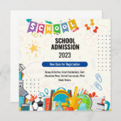 Einladungskarte (Vorne/Hinten)