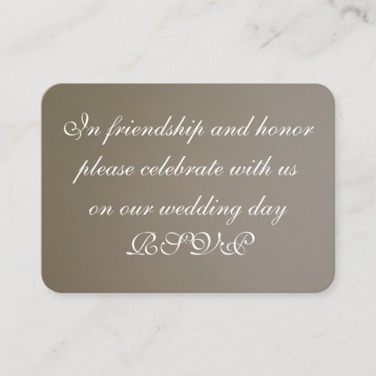 Einladungskarte (Vorderseite)