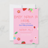 Einladungskarte (Vorderseite)