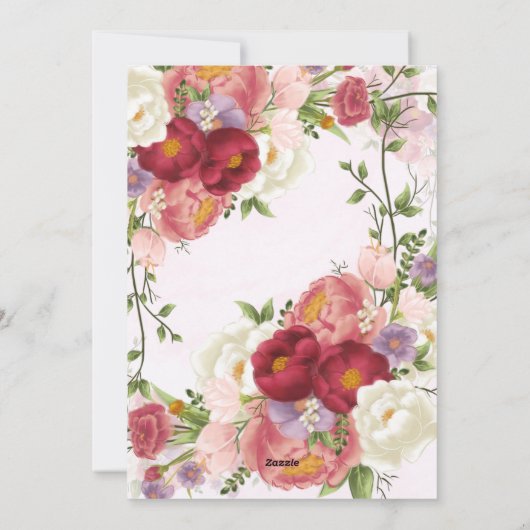 Einladungskarte (Rückseite)