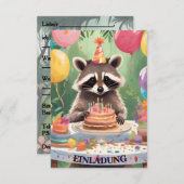 Einladungskarte (Vorne/Hinten)