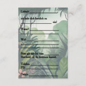 Einladungskarte (Rückseite)