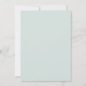 Einladungskarte (Rückseite)