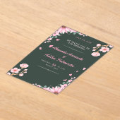 Einladungskarte Acryleinladungen (Ablage )