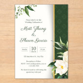 Einladungskarte Acryleinladungen (Vorderseite)