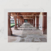 Einladungskarte Ankündigungspostkarte (Vorne/Hinten)