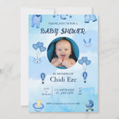 Einladungskarte - Babyduschkarte Einladung (Vorderseite)