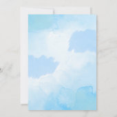 Einladungskarte - Babyduschkarte Einladung (Rückseite)