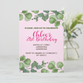 Einladungskarte, bearbeitbare Vorlage (Stehend Vorderseite)