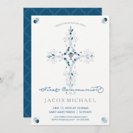 Einladungskarte des ersten heiligen Kommunion Einladung