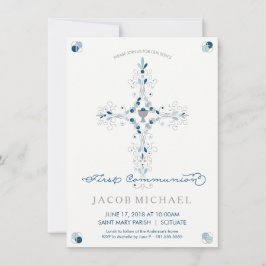 Einladungskarte des ersten heiligen Kommunion Einladung