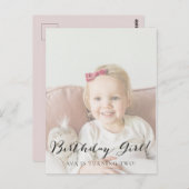 Einladungskarte des verblichenen Fotos (Vorne/Hinten)