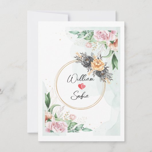 Einladungskarte Einladung (Vorderseite)