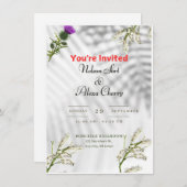 Einladungskarte Einladung (Vorne/Hinten)