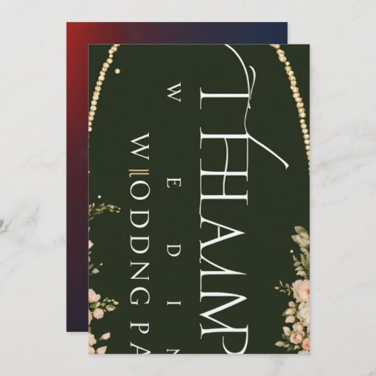 Einladungskarte Einladung (Vorne/Hinten)