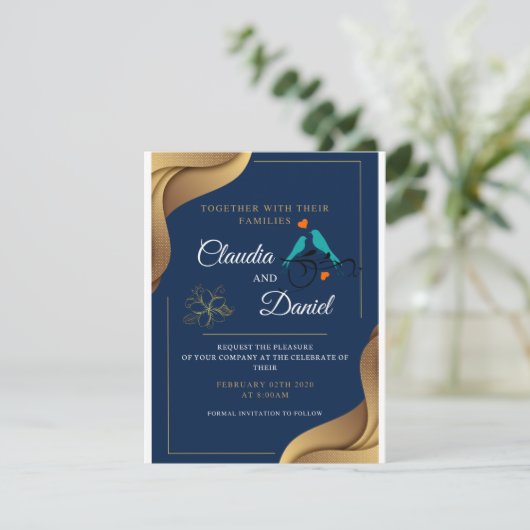 Einladungskarte Einladung (Stehend Vorderseite)