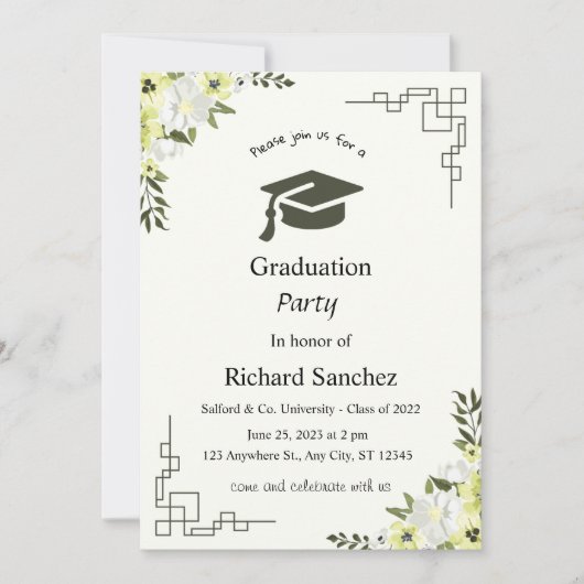 Einladungskarte Einladung (Vorderseite)