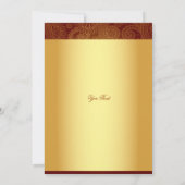 Einladungskarte Einladung (Rückseite)