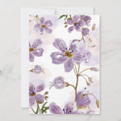 EINLADUNGSKARTE EINLADUNG (Rückseite)