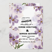 EINLADUNGSKARTE EINLADUNG (Vorne/Hinten)