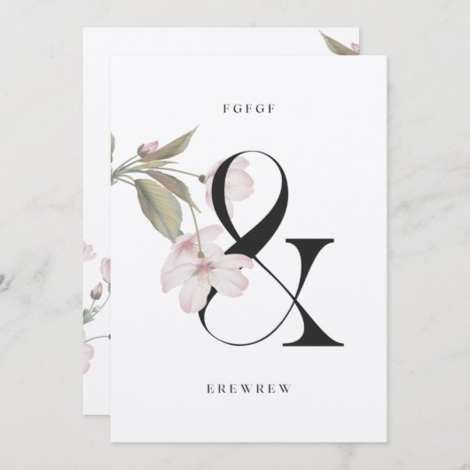 Einladungskarte Einladung (Vorne/Hinten)