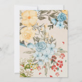 Einladungskarte Einladung (Rückseite)