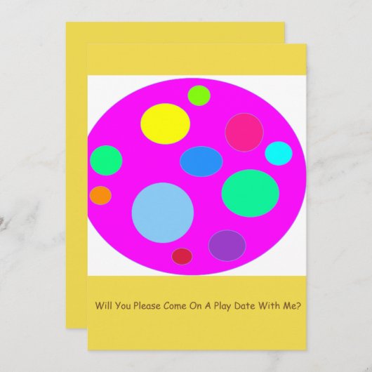 Einladungskarte Einladung (Vorne/Hinten)