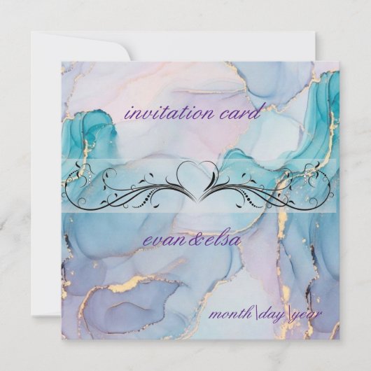 Einladungskarte Einladung (Vorderseite)