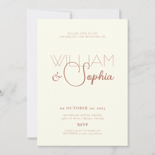 Einladungskarte Einladung (Vorderseite)