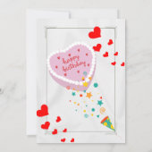 Einladungskarte Einladung (Rückseite)