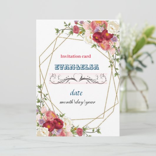 EINLADUNGSKARTE EINLADUNG (Stehend Vorderseite)