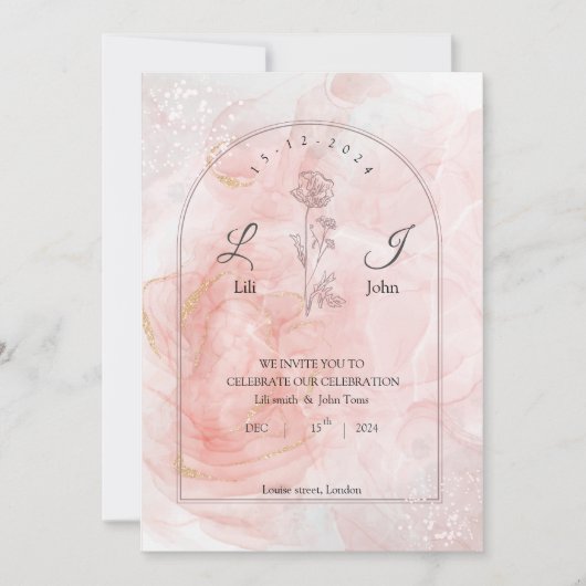 Einladungskarte Einladung (Vorderseite)