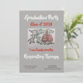 Einladungskarte für Atemtherapeuten Einladung (Stehend Vorderseite)