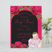 Einladungskarte für Baby-Dusche (Stehend Vorderseite)