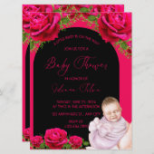 Einladungskarte für Baby-Dusche (Vorne/Hinten)