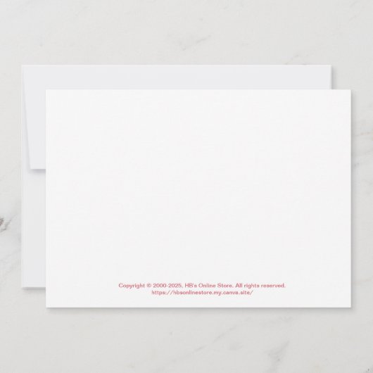 Einladungskarte für Bläsereien 11 Einladung (Rückseite)