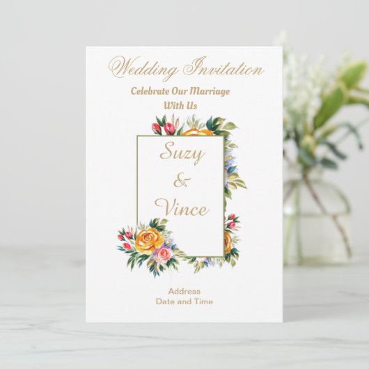 Einladungskarte für Bläsereien 13 (Stehend Vorderseite)