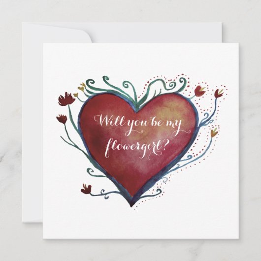 Einladungskarte für Blumen Einladung (Vorderseite)