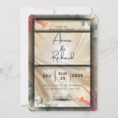 Einladungskarte für Blumenzehen Einladung (Vorderseite)